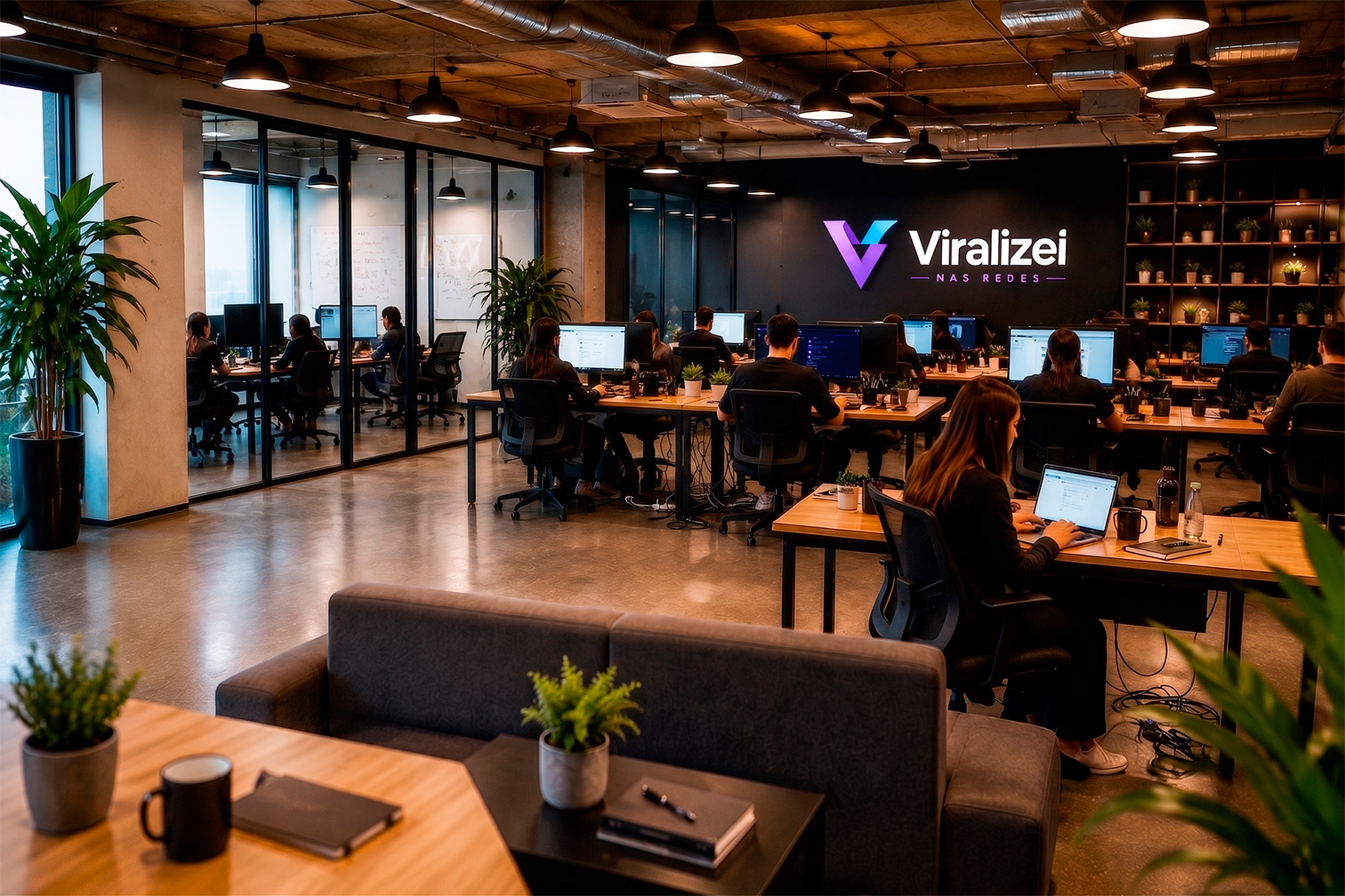 Escritório da Viralizei nas Redes